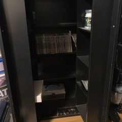 黒のキャビネット　CD収納などに！の画像