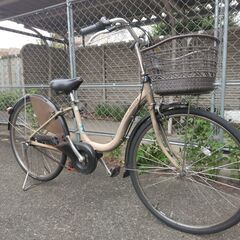 ブリジストン　２６インチの自転車です。　前タイヤ新品、内装３段ギア付です。の画像