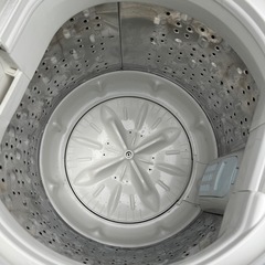 簡易清掃済　5kg洗濯機　日立の画像