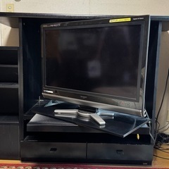 テレビ台セット★SHARP AQUOS テレビ LC-32DS5の画像