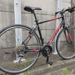 GIANT　CROSTAR　ジャイアント　クロスバイクです。　前後タイヤ新品交換済みです。の画像