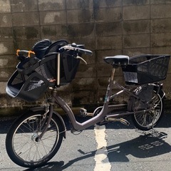 2021年購入🌸3段ギア子供乗せ自転車　後ろカゴ付き🌸の画像