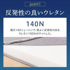 アイリスプラザ敷布団、ニトリ敷マットレスセットの画像