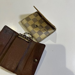 【正規品】【ジャンク品】LOUIS VUITTON モノグラム ダミエ折り財布 小物入れ キーケースの画像
