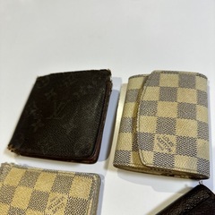 【正規品】【ジャンク品】LOUIS VUITTON モノグラム ダミエ折り財布 小物入れ キーケースの画像