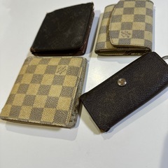 【正規品】【ジャンク品】LOUIS VUITTON モノグラム ダミエ折り財布 小物入れ キーケースの画像