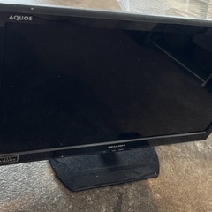 ジャンク品　AQUOS22型とブルーレイプレイヤー の画像