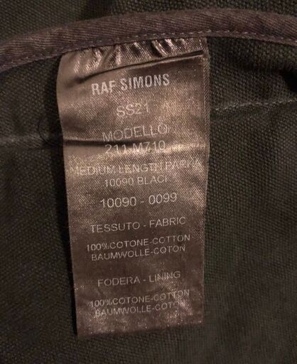 Raf Simons MEDIUM LENGTH PARKA モッズコート