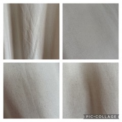 ノースリーブ ワンピース キャンバス地 薄手 ロングワンピ 両サイドスリット入りの画像