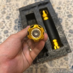 rizoma バイクグリップ　黄色の画像