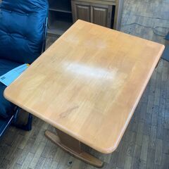 【リサイクルショップどりーむ鹿大前店】　No.2490 テーブルセット イス1脚セット 折りたたみ ダイニング 木製の画像
