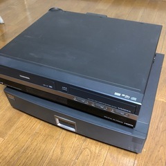 VHS プレイヤー　2台　壊れてますの画像
