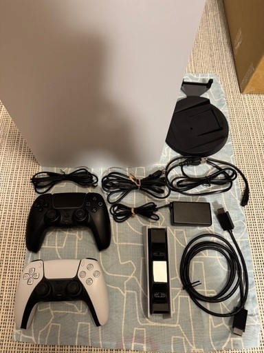 PS5 本体CFI-1000A01ワイヤレスコントローラー2個と充電器