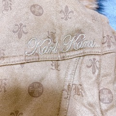 karl kani カールカナイ スウェード ジャケット メンズMの画像