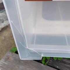 【貰ってください】収納ケースジャンク品2個の画像