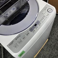 🙇‍♂️h070901売約済み❌9715‼️関西エリア配送設置可🙌‼️SHARP 8kg 洗濯機 インバーター付き静音モデルの画像