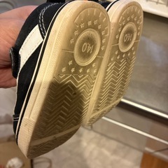 表記は14センチ。小さめな作りです。
なんちゃってバンズスニーカー　キッズ靴の画像