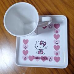 ①(未使用)ハローキティーカップ&ソーサー の画像