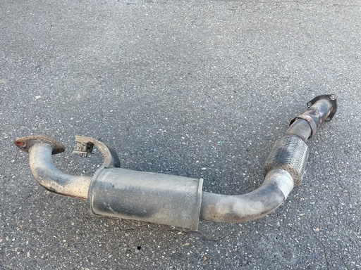 ランクル80 フロントマフラー　ジャンク品