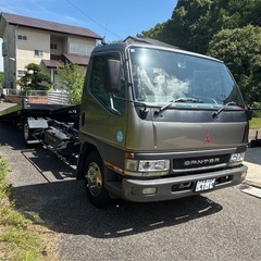 積載車 三菱 キャンター マニ割り 4M51 6速 キャリアカー レッカー エルフ ダイナ デュトロの画像