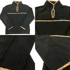 186000 BURBERRY バーバリー フリース、スウェット、　Tシャツ ブラック、オレンジ、ブルー キッズ 3点まとめ売り [250317HM130015]の画像
