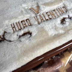 ● HUGO VALENTINO 2枚合わせ毛布●150x220cmの画像