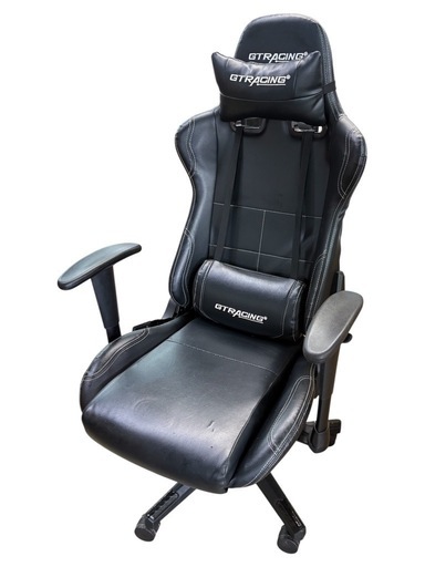 ゲーミングチェア　中古 楽天市場】ゲーミングチェア(GM716 BK/GY) ニトリ 【玄関先迄