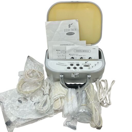 186000 現状品 ESTHE TWIN ボディケア 美顔器 2000FB シルバー
