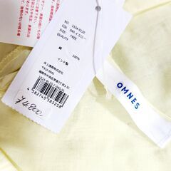 新品未使用、タグ付 定価4,800円。OMNES(オムネス) コットン100％、極上のフワフワ感ワンピース。いかがでしょうか？の画像