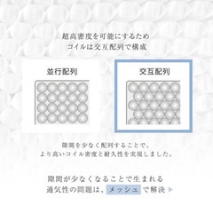 【美品】マットレス ダブル ポケットコイル 硬め ポケットコイルマットレス の画像