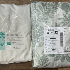 【美品】ニトリ　オーダーメイドカーテン　レースカーテン　126×104 セットの画像
