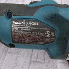 makita マキタ XAG04 ディスクグラインダ 中古品 カバー無 海外モデル 18V 本体のみ 【ハンズクラフト宜野湾店】の画像