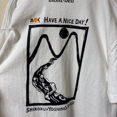徳島大歩危店限定　mont-bell tシャツの画像