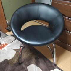 レザー調１人用お洒落チェアーの画像