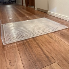 【未利用】ペット用トイレ（透明）の画像