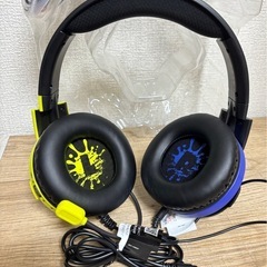 【定価4000円】スプラトゥーン3 ゲーミングヘッドセット ボイスチャット ミキサー付き ヘッドホンの画像