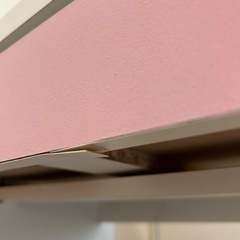 勉強机とサイド収納の画像