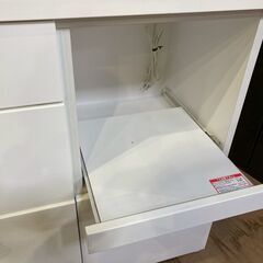 【愛品館 市原店】ニトリ｜コパン100KB｜スライド扉キッチンボードの画像