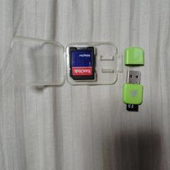 Team8GB MicroSD十ケース十USBコネクター十MicroSD→SD変換カードの画像