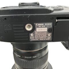 186000 現状品 Canon キヤノン デジタルカメラ デジタル一眼レフカメラ EOS Kiss DigitalX  ブラック レンズ バッテリー ケースあり 付属品あり [250124HM270060]の画像