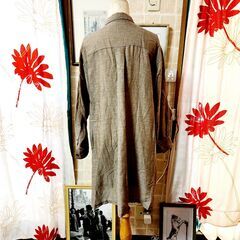 UNITED ARROWS(ユナイテッドアローズ) リネンたっぷり。涼やかな着心地とラフな雰囲気が素晴らしいシャツワンピース、いかがでしょうか？の画像
