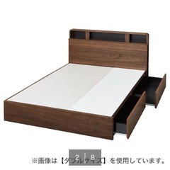 19万以上　クイーンベッド＋マットレスの画像