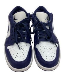 186000 現状品 NIKE ナイキ  AIR JORDAN 1 LOW SkyJ Purple 553558-515  25.5 パープル×ホワイト メンズ [250419HM060213]の画像