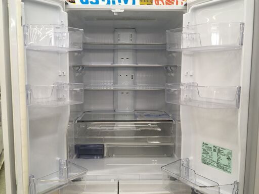 三菱 462L 6ドア冷蔵庫 MR-R46H-W 2022年製 中古