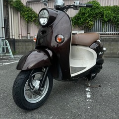 ヤマハ　ビーノ FI SA37J ブラウン　実働　動画あり　大阪の画像