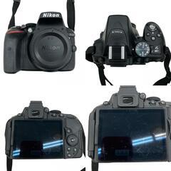 186000 現状品 Nikon ニコン デジタルカメラ ダブルズームキット２ D5300  ブラック 箱入り バッテリー付き 付属品あり [250522HM190035]の画像