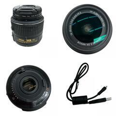 186000 現状品 Nikon ニコン デジタルカメラ ダブルズームキット２ D5300  ブラック 箱入り バッテリー付き 付属品あり [250522HM190035]の画像