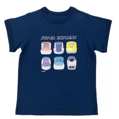 【配送可】JR EAST キッズ半袖Tシャツ4枚セット110cm はやぶさ 4種類お買い得セット 子供服 夏シャツ ハヤブサ新幹線 鉄道の画像
