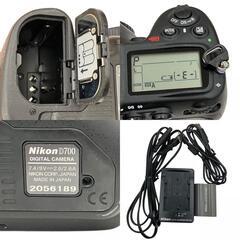186000 現状品 Nikon ニコン デジタルカメラ デジタル一眼レフカメラ D700  ブラック バッテリーチャージャー付き 箱入り 本体 [250612HM070089]の画像