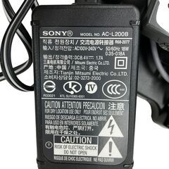 186000 現状品 SONY ソニー  デジタルハイビジョンデジタルカメラ HDR-SR12  黒 [250617HM200030]の画像